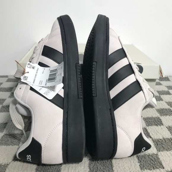 Adidas Grand Court Alpha 00s Tennis Shoes Men's 11.5 IH1287 Grey Black Sneakers - Picture 10 of 12